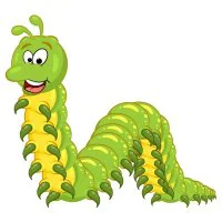 Цветной вариант раскраски мальчик