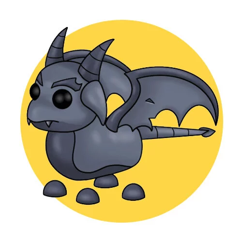 Цветной пример раскраски гаргона пет роблокс