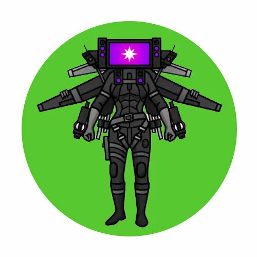 Цветной вариант раскраски трититан вумен