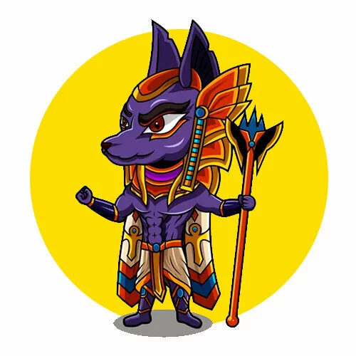 Цветной пример раскраски маска волка оборотень