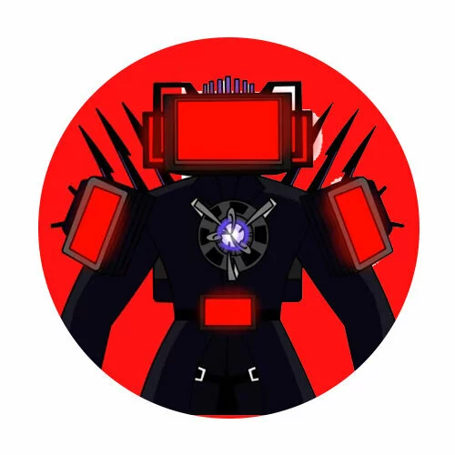 Цветной вариант раскраски титан тв-мен апгрейд скибди