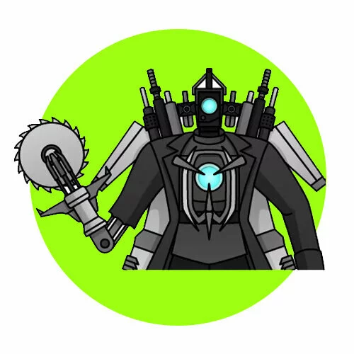 Цветной вариант раскраски титан камерамен циркулярная пила