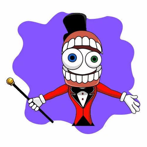 Цветной пример раскраски кейн