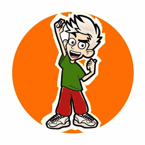 Цветной вариант раскраски крутой влад а4