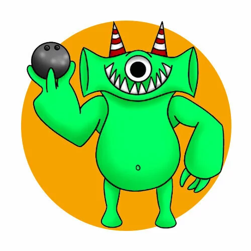 Цветной вариант раскраски банбан бибо