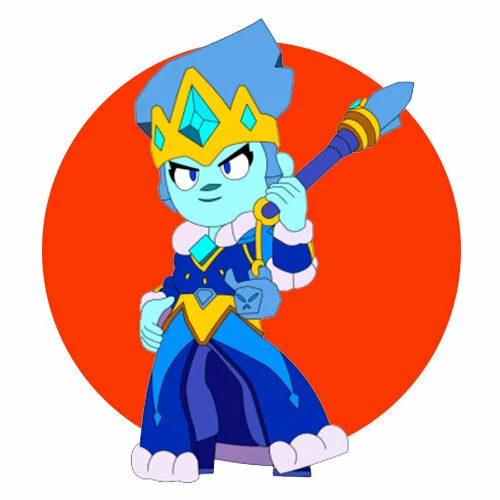 Цветной вариант раскраски снежная королева амбер браво старс