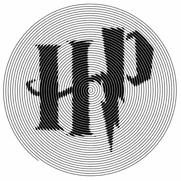 Цветной вариант раскраски лого гарри поттер