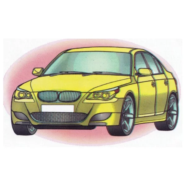 Цветной вариант раскраски бмв м5 е60