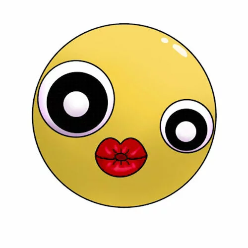 Цветной вариант раскраски мерцающий желтый круг