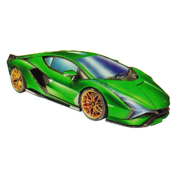 Цветной вариант раскраски ламборгини 2020 гоночная машина