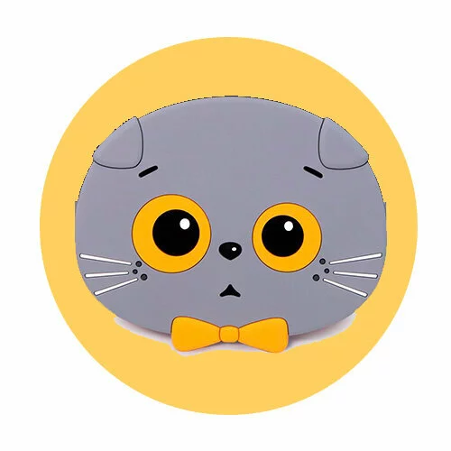 Цветной вариант раскраски голова басик