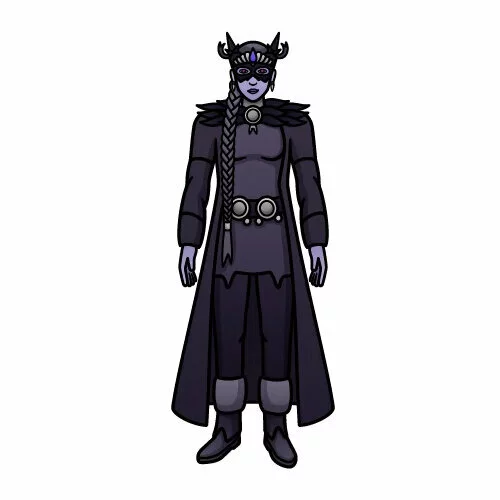 Цветной вариант раскраски королева скибиди туалет