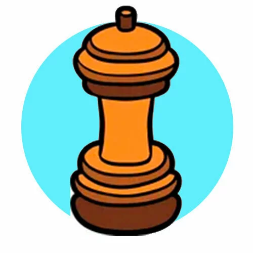 Цветной вариант раскраски перечница и солонка