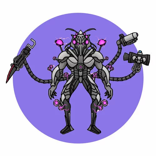 Цветной вариант раскраски counter titan скибиди туалет