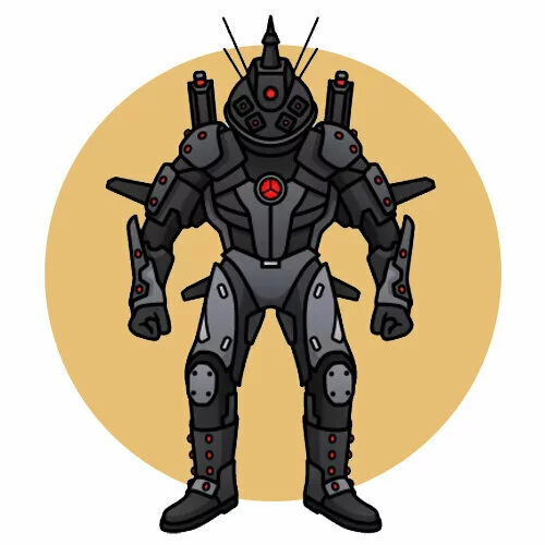 Цветной вариант раскраски спутник титан скибиди туалет