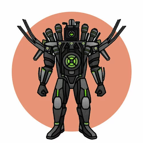 Цветной пример раскраски апгрейд сонар титан