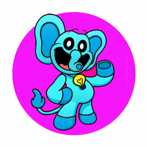 Цветной вариант раскраски bubba bubbaphant