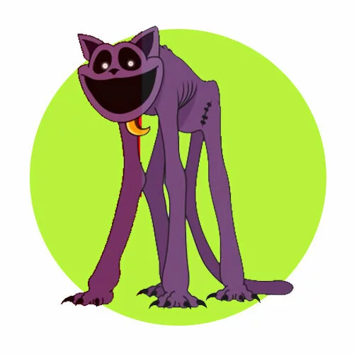 Цветной вариант раскраски catnap поппи плейтайм