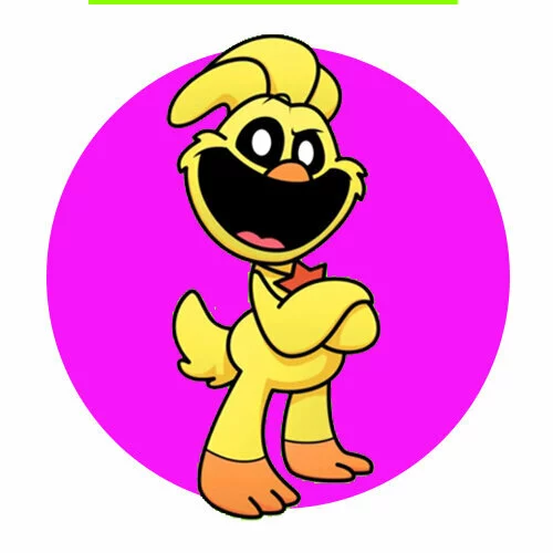 Цветной вариант раскраски kickin chicken