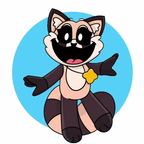 Цветной вариант раскраски улыбающиеся твари renna starlight