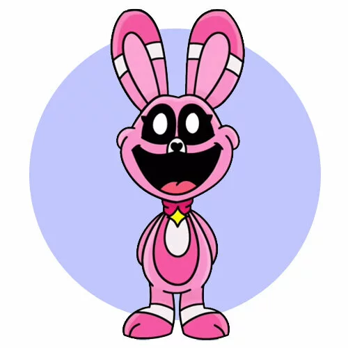 Цветной вариант раскраски улыбающиеся твари molly lollipop