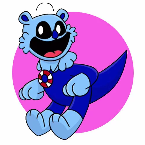 Цветной вариант раскраски улыбающиеся твари ottersea otterin