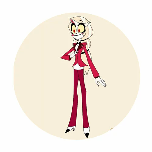 Цветной вариант раскраски charlie отель хазбин