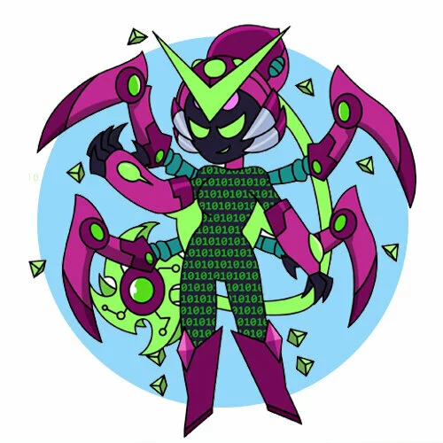 Цветной вариант раскраски вирус чарли браво старс