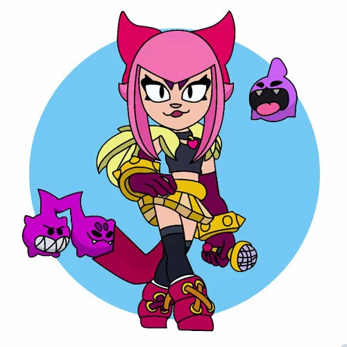 Цветной вариант раскраски мелоди браво старс