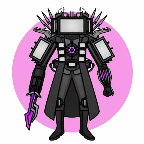 Цветной вариант раскраски даркзон титан тв мэн скибиди туалет