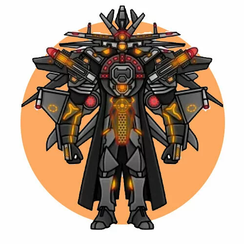 Цветной вариант раскраски upgraded titan droneman