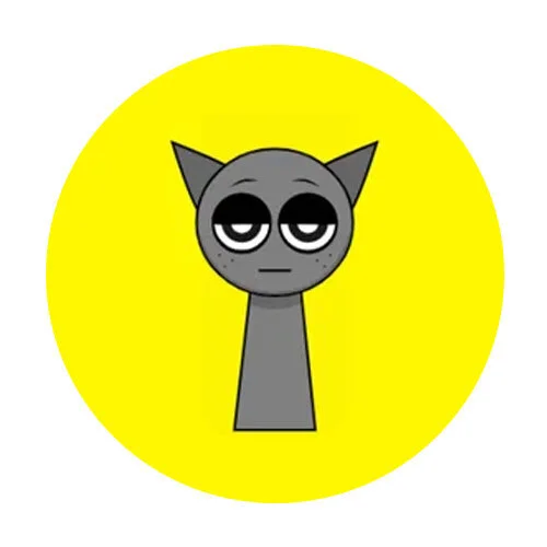 Цветной вариант раскраски gray спрунки