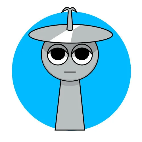 Цветной пример раскраски спрунки silver (clukr) персонаж