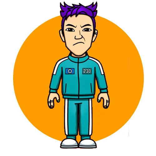 Цветной пример раскраски игра в кальмара 2 сезон номер 230