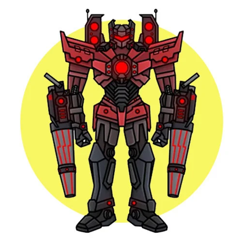 Цветной вариант раскраски прайм титан спикермен