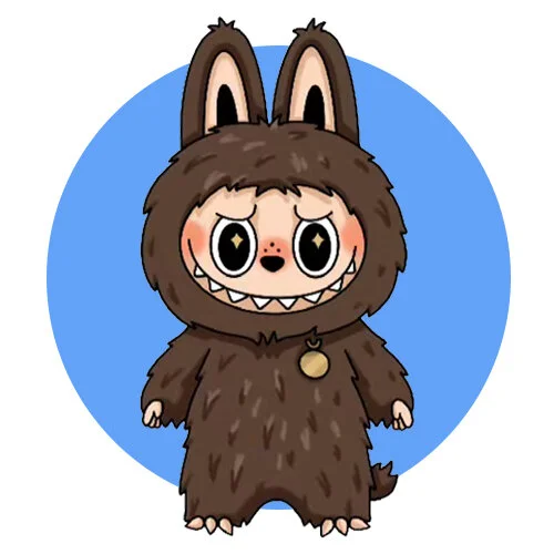 Цветной вариант раскраски зимомо