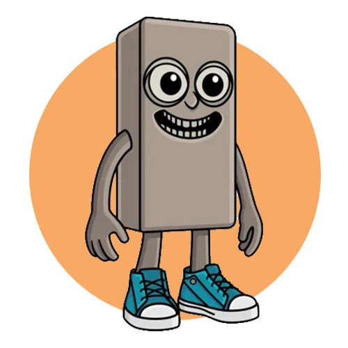 Цветной вариант раскраски los ferrocitos dicen sahur