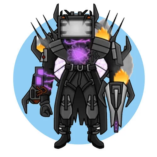 Цветной пример раскраски watchman of doom disinfected