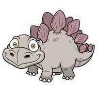 Цветной вариант раскраски лексовизавр динозавр