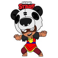 Цветной вариант раскраски нита панда