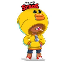 Цветной вариант раскраски леон салли утенок