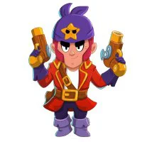 Цветной вариант раскраски кольт корсар