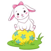 Цветной вариант раскраски милая поздравительная открытка