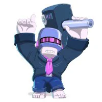 Цветной вариант раскраски диджей фрэнк (френк)