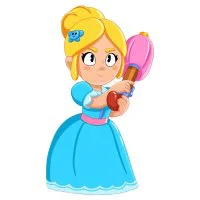 Цветной вариант раскраски пайпер с зонтом