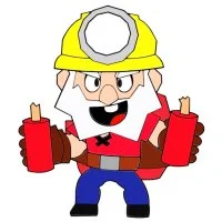 Цветной вариант раскраски динамайк