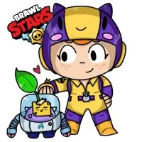 Цветной вариант раскраски беа и спраут