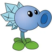 Цветной вариант раскраски снежный горох