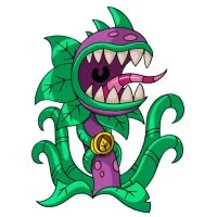 Цветной пример раскраски зубастик новый