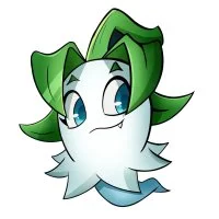 Цветной вариант раскраски красивый призрачный перец